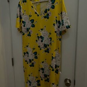 Draper James Yellow V-Neck Sundress